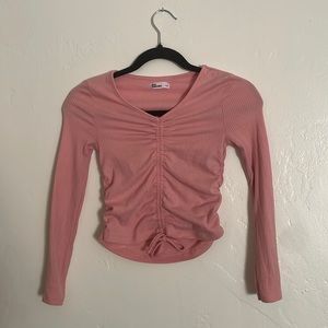 pink long sleeve